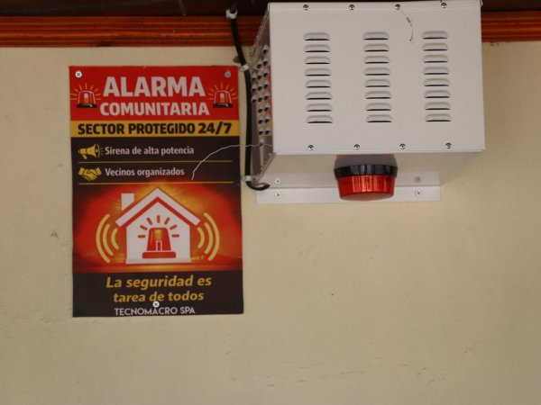 Puente Alto refuerza su seguridad con alarmas comunitarias