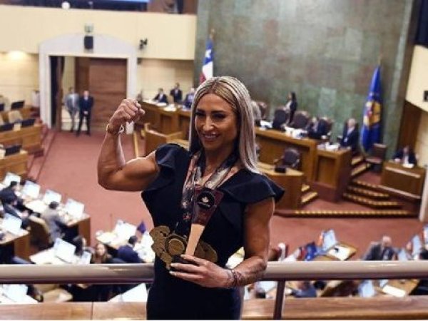 Diputados rinden homenaje a Nicole “Luli” Moreno por sus logros deportivos